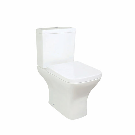 Ropto Open Back Pan Including Cistern  & Wrap Over Seat