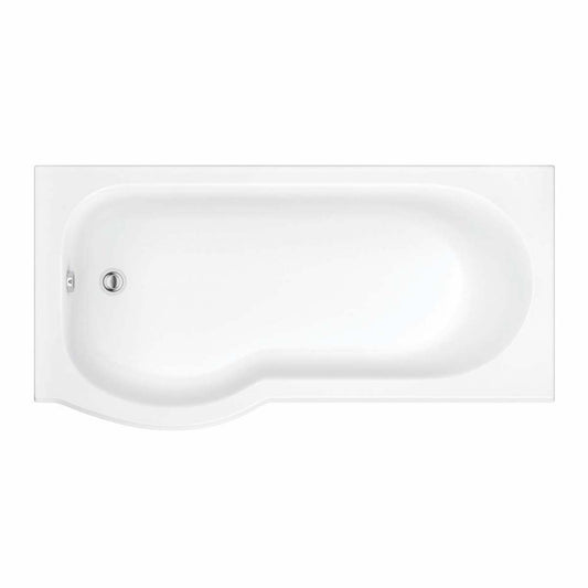P Shape Shower Bath Left