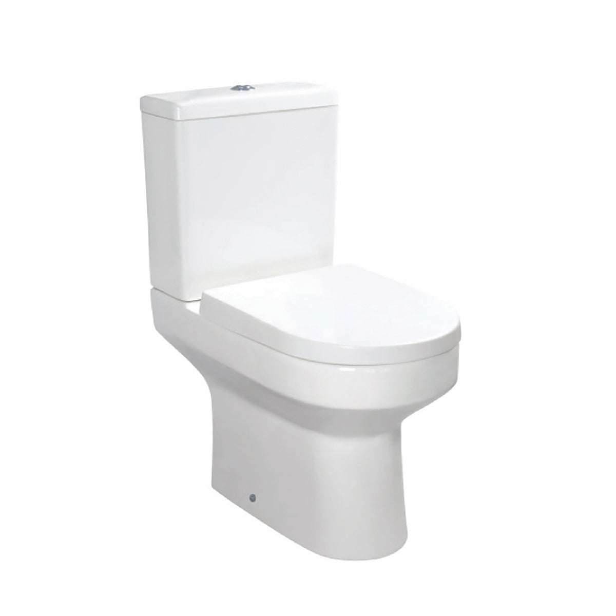SPA Comfort Height Open Back  Pan, Cistern & Soft Close Seat
