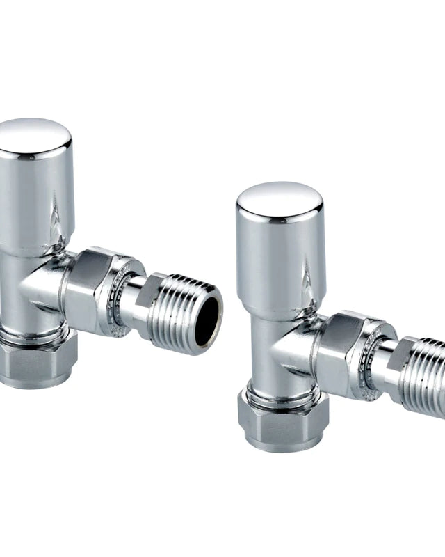 Towel Rail Valves Angled (Pair)