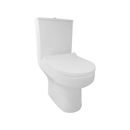 SPA Open Back Pan Including  Cistern & D Shape Soft Close Seat